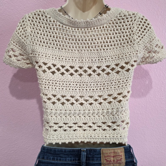 WOMEN'S CROCHET CARDIGAN - Picture 5 of 14